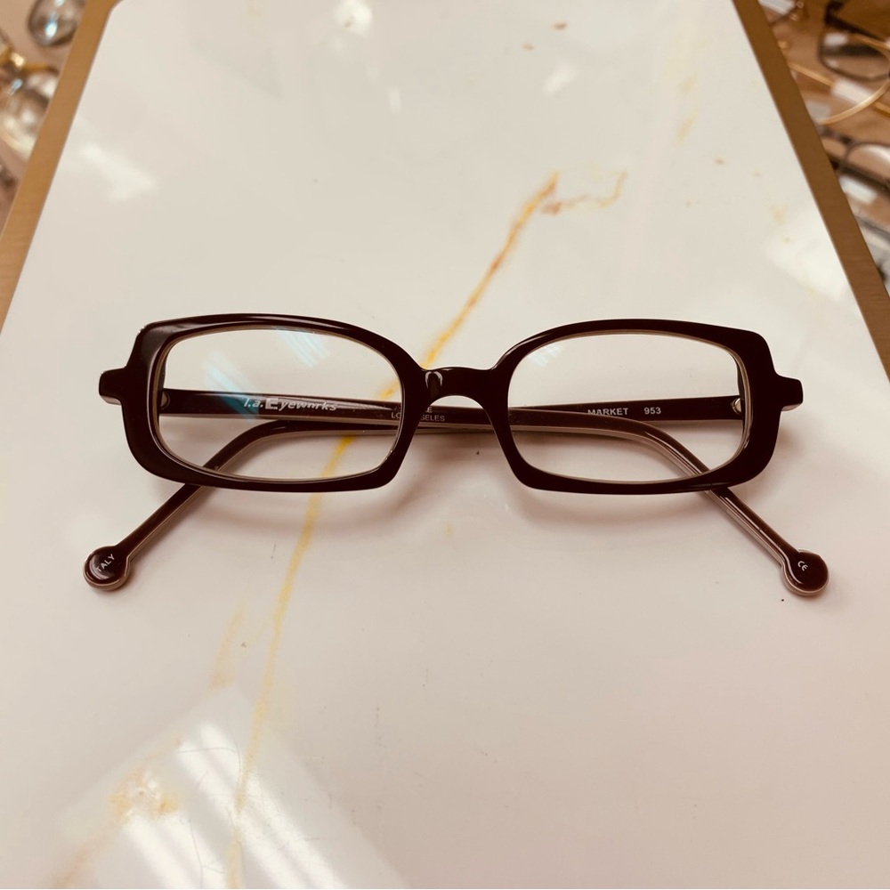 L.a. Eyeworks eyeglass frame model #Market